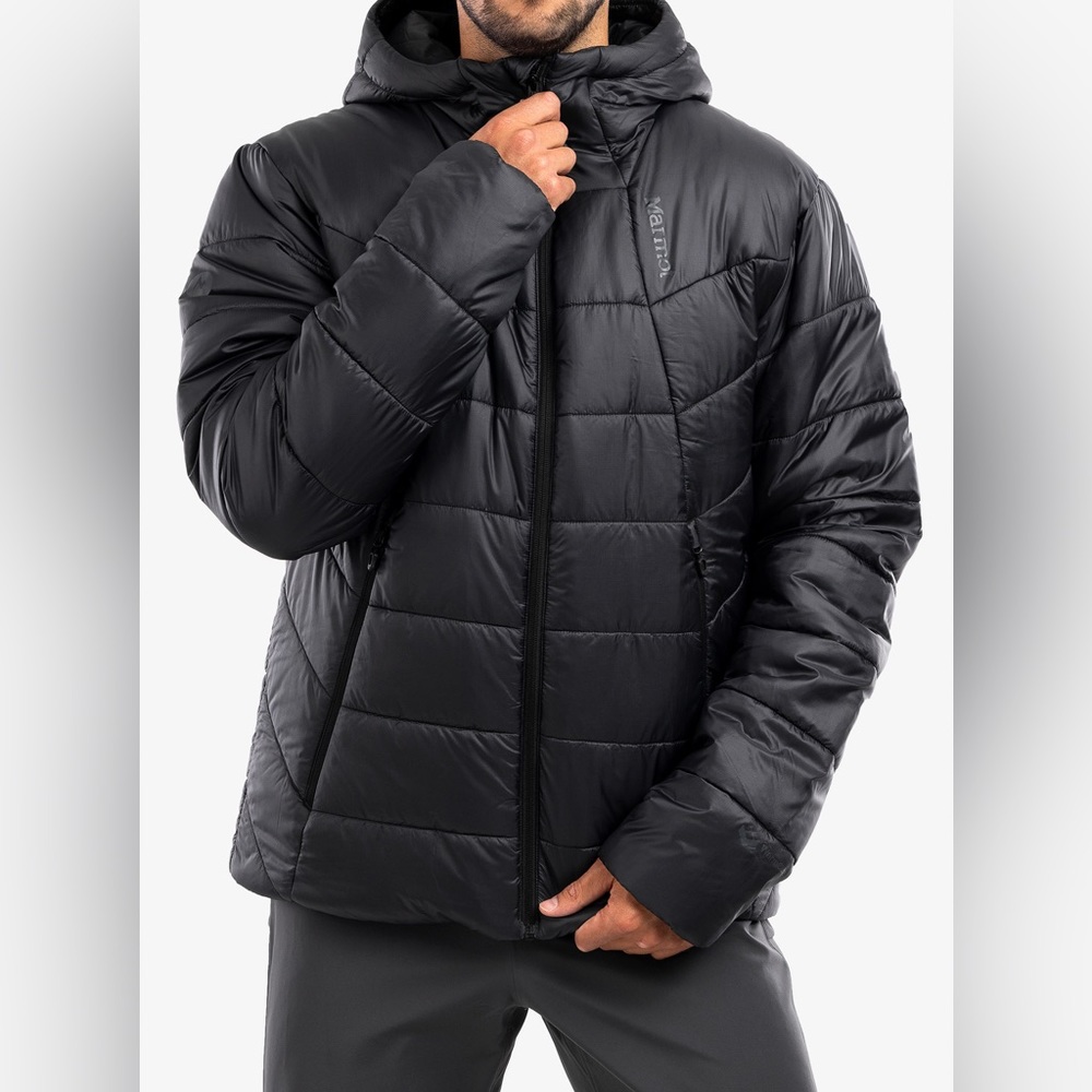 MARMOT WARMCUBE FEATHERLESS HOODY | BLACK | size small!